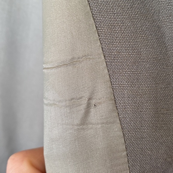 Vintage Evan Picone sage green linen blend blazer - Picture 4 of 15